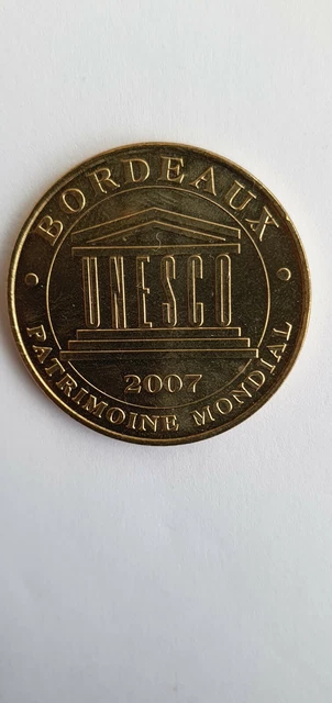 2008 Evm Jeton Medaille Monnaie De Paris - 33 000 N°5 Bordeaux Unesco Patrimoine