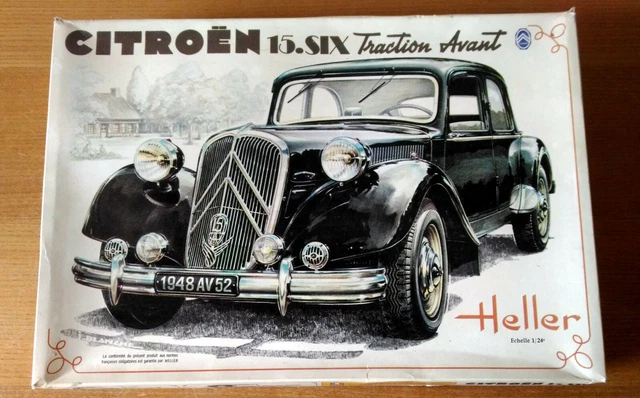 Maquette Heller Citroën 15 Six Traction Avant, échelle 1:8, Modèle 80799, Neuf
