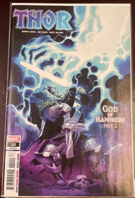 Thor #20 (2022) Nic Klein Cover 1st App Mjolnir God of Hammers Marvel Comics