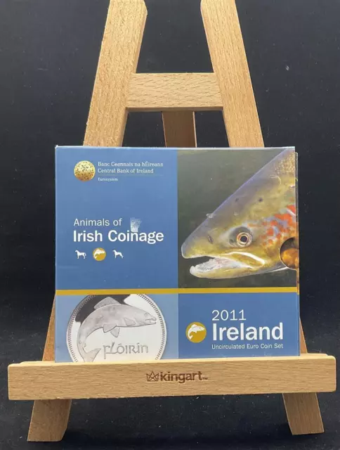 Irland KMS 1 Cent bis 2 Euro  2011 Kursmünzensatz stgl., bfr. Fische