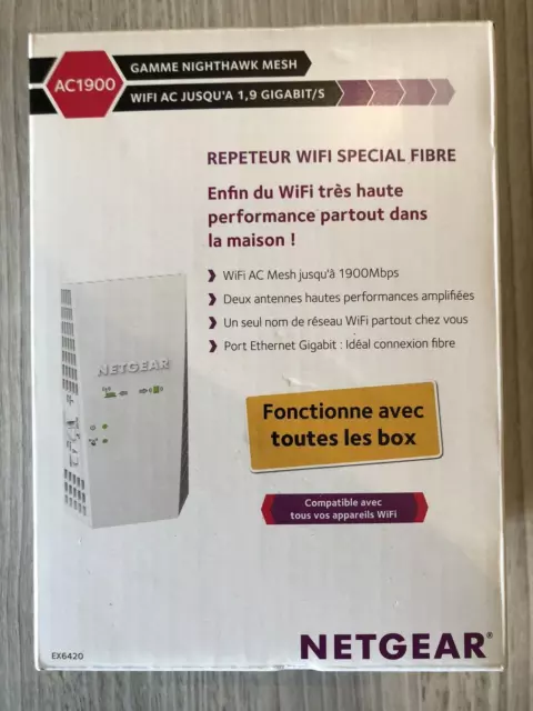 Répéteur Wifi Netgear EX6420   AC1900