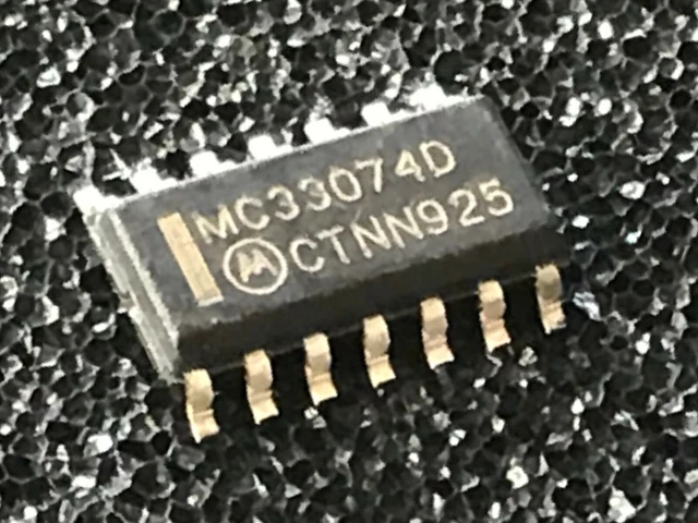 MC33074D ORIGINAL MOTOROLA QUAD SURFACE MOUNT OP AMP CHIP UK STOCK x1 ...