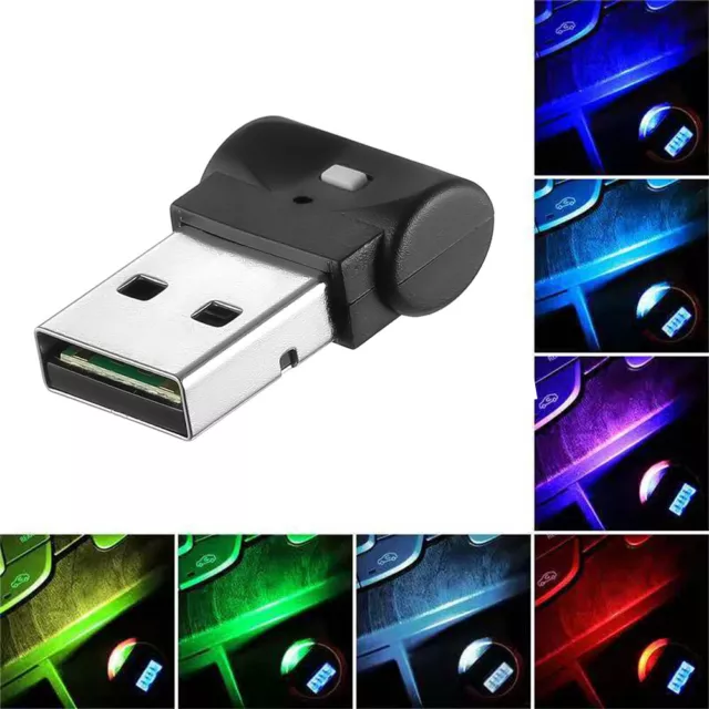 RGB LED USB Stick Auto Nachtlicht PC Laptop Licht Leuchte Beleuchtung