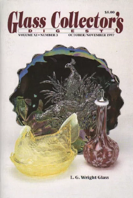 Glass Digest Oct '97, Dog House Novelties, Adam to Windsor, Cottage Candlesticks