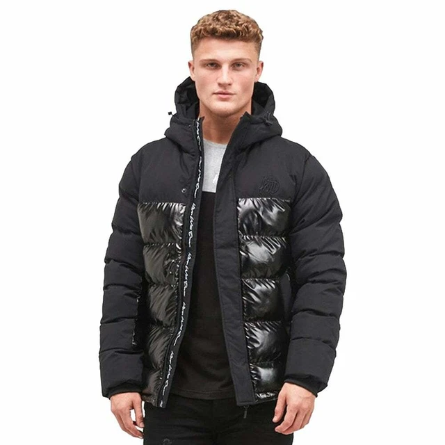 KINGS WILL DREAM Mens KWD Winter Hoodie Puffer Jacket Black Beamsley 72.99 PicClick UK