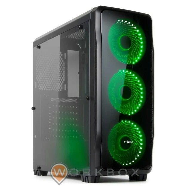 Case Eagle Warrior CM16KTRA001C Micro-ATX Con USB 2 AUDIO U3 H350 RGB - Foto 2