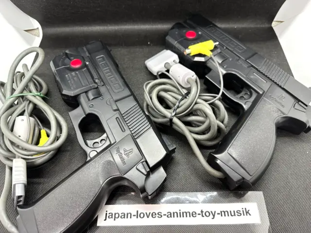 PS1 GunCon Light Gun Controller NPC-103 Lot de 2 Namco du Japon