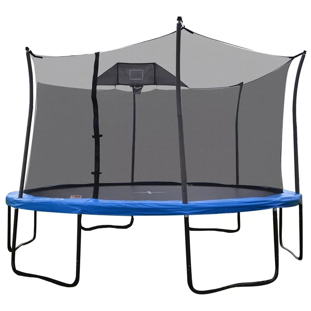 Propel 14' Heavy-Duty Pro Trampoline With Basketball Hoop  Free Shipping