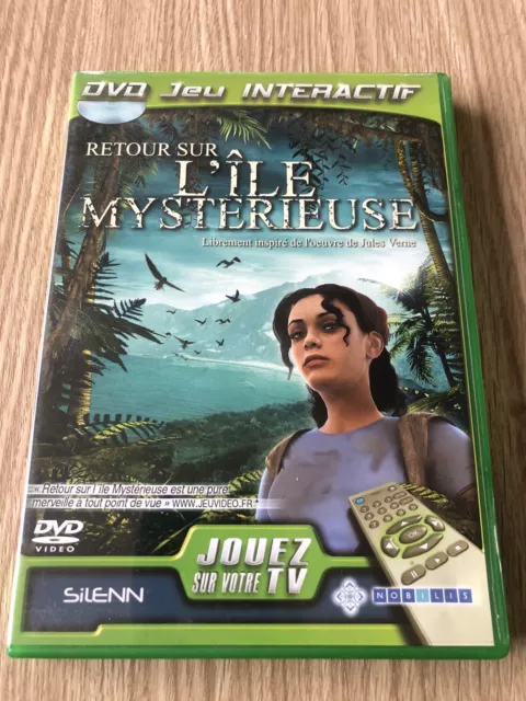 Jeu Retour Sur L’île Mystérieuse Pour Lecteur Dvd Interactif Tv Télé Français