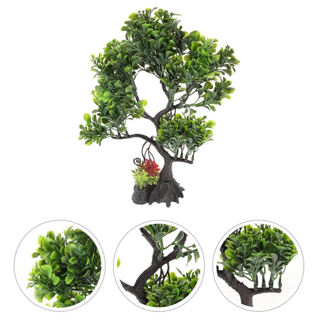 Modelo de árbol tanque de peces paisajismo utilería diseño de acuario modelo de árbol falso acuario