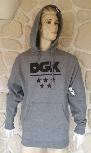 Sweat à capuche gris All Star DGK (vi)