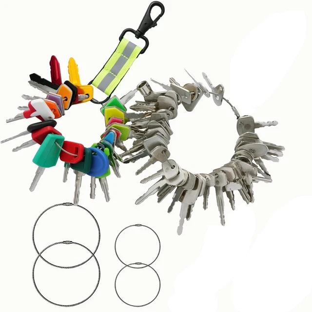 18 Key Master Set For Excavators Diggers & Dumpers | Universal Plant Machinery Keys | Fast Free Post