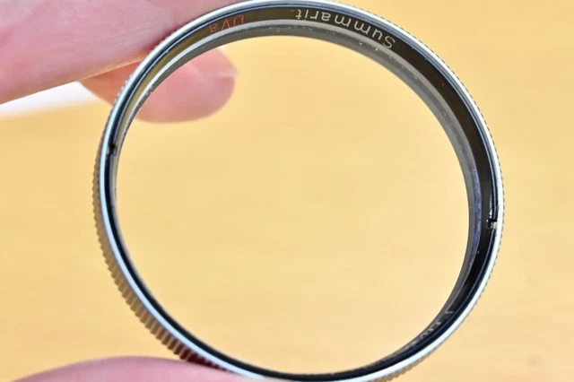 VINTAGE LEICA SUMMARIT Lens UVa Filter E41 Ernst Leitz Wetzlar