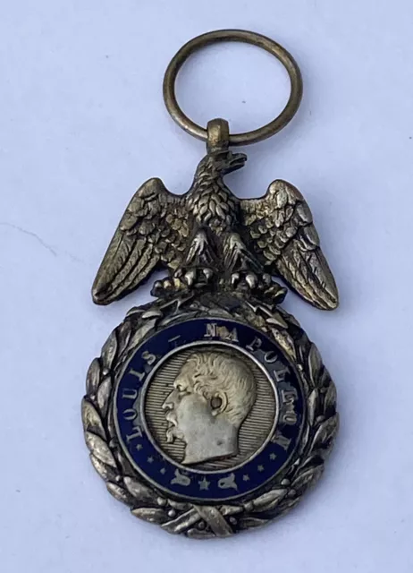 French Second Empire Medaille Militaries Napoleon Medal Valeur Et Discipline