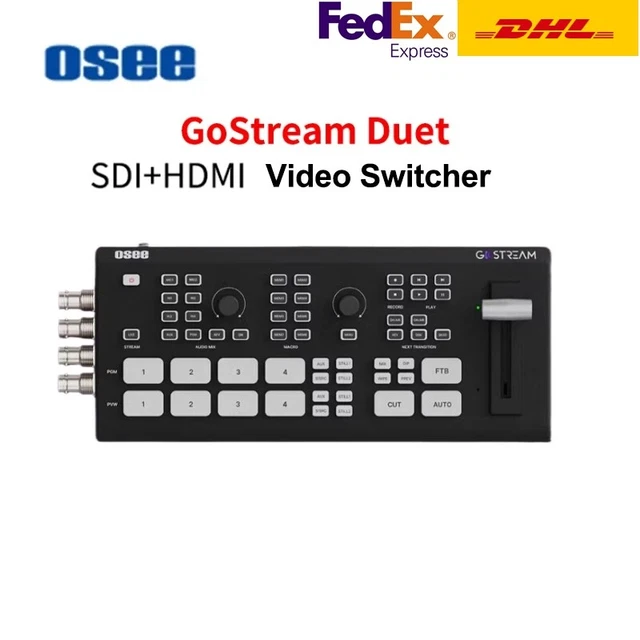 OSEE GOSTREAM DUET Video Switcher 4Channel SDI HDMI UVC Input HD Input