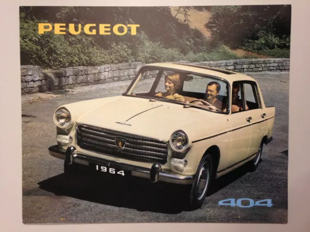 Brochure Peugeot 404 1964