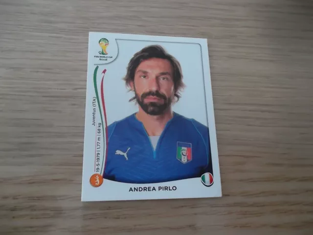 ⚽️ Andrea Pirlo Sticker 327 Panini Fifa World Cup Brasil 2014 Italie Italia ⚽