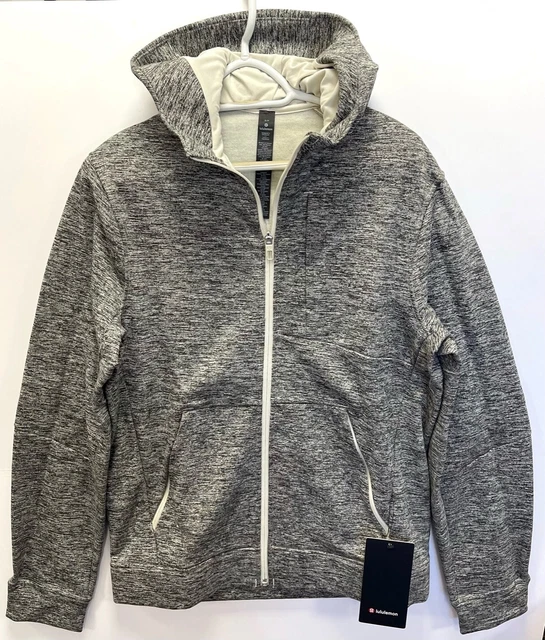 LULULEMON MEN S CITY Sweat Zip Hoodie Thermo Grey Size S 95.00