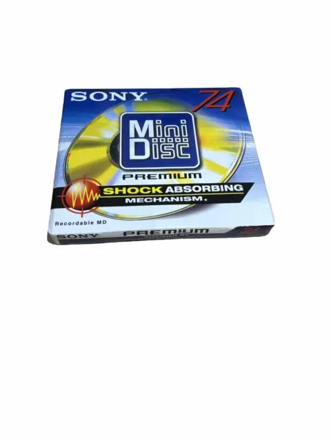 Sony - Minidisc - Premium Recordable MD - 74 Minutes - MDW-74D - New And Sealed