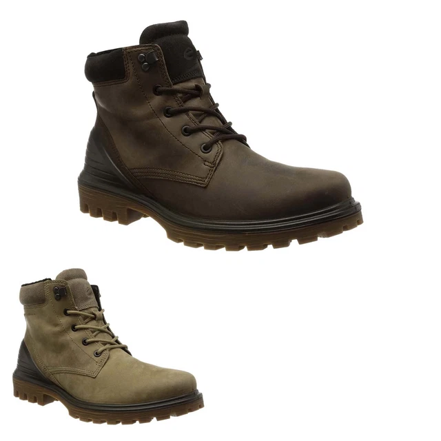 Ecco mens boots tredtray 460474 casual lace up ankle nubuck leather 