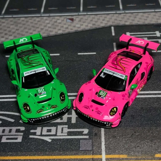 Porsche 911 SVRSR #43 Hoonipigasus Verde, Top Model 1:64, TOP64-911-HPG-GRN - 3