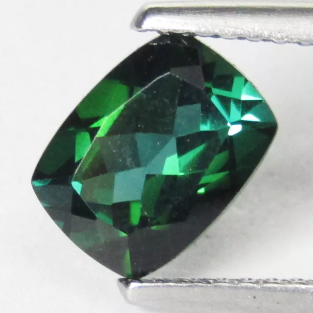 2.13Cts Stupendous Natural Green Tourmaline 9x7mm Cushion Shape Loose Gem