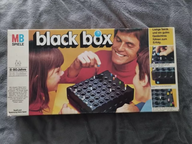 Black Box von MB altes Brettspiel Taktikspiel Gesellschaftsspiel 1977 komplett