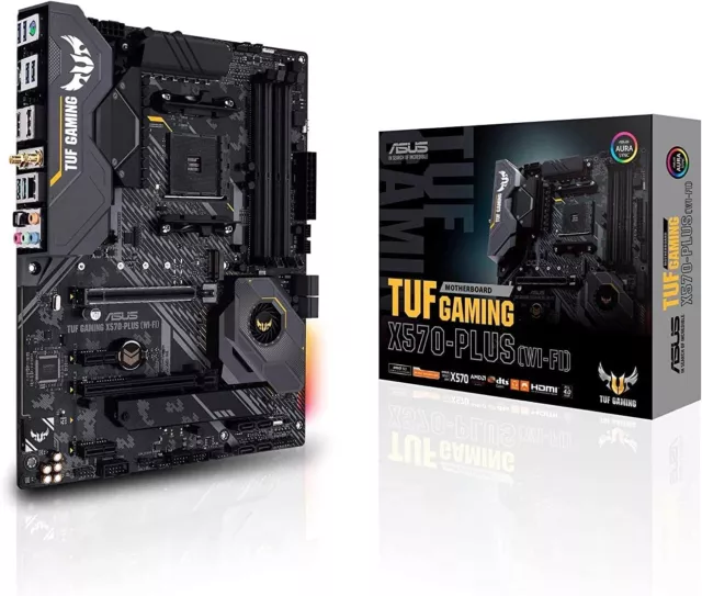 ASUS AM4 TUF Gaming X570-Plus (Wi-Fi) AM4 Zen 3 Ryzen ATX Motherboard New!!!