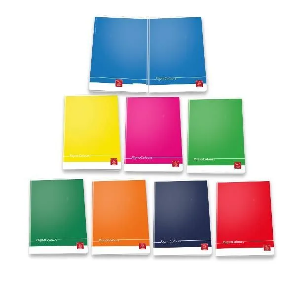 Pigna Pack 10 Notizbücher Maxi Color 42 Blatt Sh 0B 02308750b
