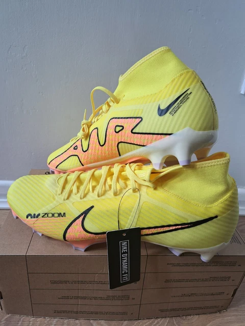 Nike Air Zoom Mercurial Superfly 9 Academy FG/MG UK 11 Yellow Strike Sunset Glow