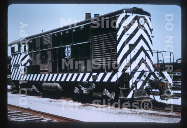 Duplicate Slide ATSF Santa Fe Zebra Paint Fairbanks Morse H12-44 524