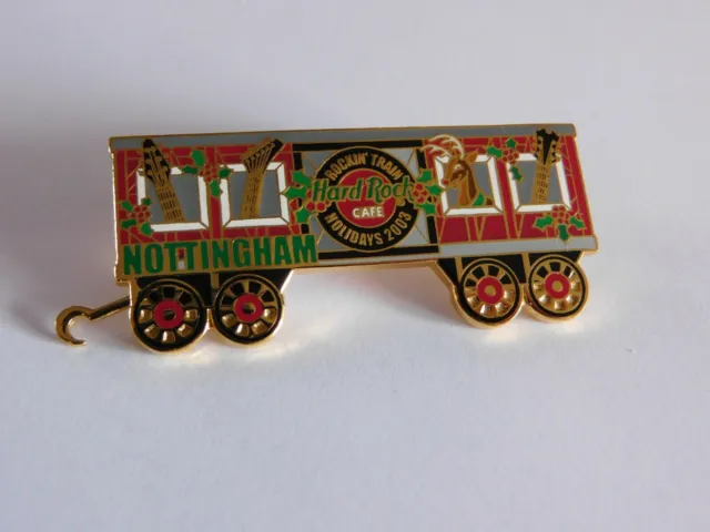 Hard Rock Cafe 2003 Europeen Christmas Train Limited Edition Pin - NOTTINGHAM