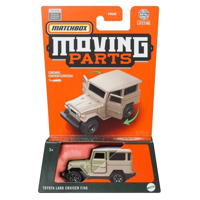 MATCHBOX 2024 Moving Parts Toyota Land Cruiser FJ40 (BBHVN18) 12.99