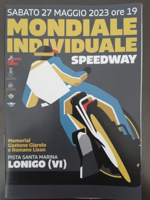 2023 FIM Speedway Grand Prix Qualifying Round programme Lonigo