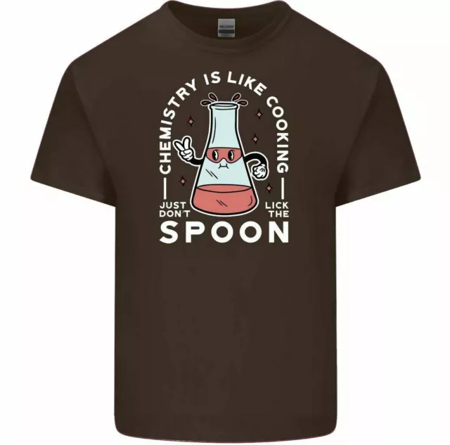 Chemistry is Like Cooking lustiges Herren-T-Shirt Just Don't Lick the Spoon 3