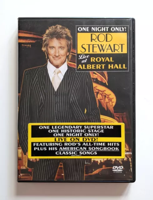 One Night Only! Rod Stewart Live at Royal Albert Hall DVD (2004) region 0 PAL