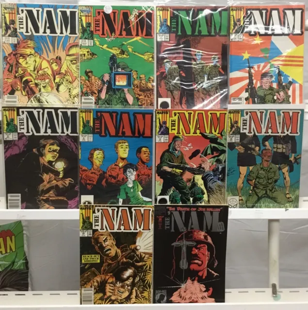 Marvel Comics The ‘Nam Comic Book Lot of 10 Issues