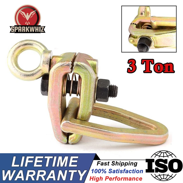 3 Ton 2 Way Self-tightening Frame Body Repair Small Mouth Pull Clamp Dent Puller