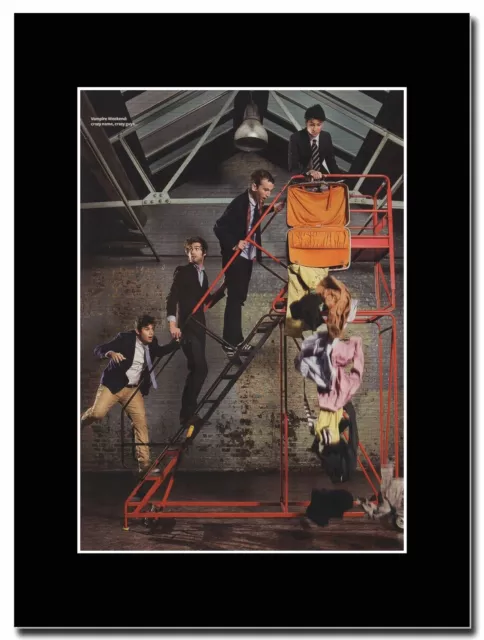 Vampire Weekend - Crazy Guys    - Matted Mounted Magazine Artwork
