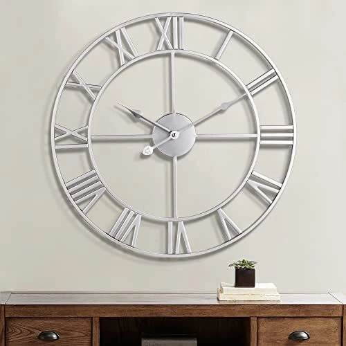 Maxstar Numeri romani moderni Orologi da parete di grandi dimensioni (K7j)