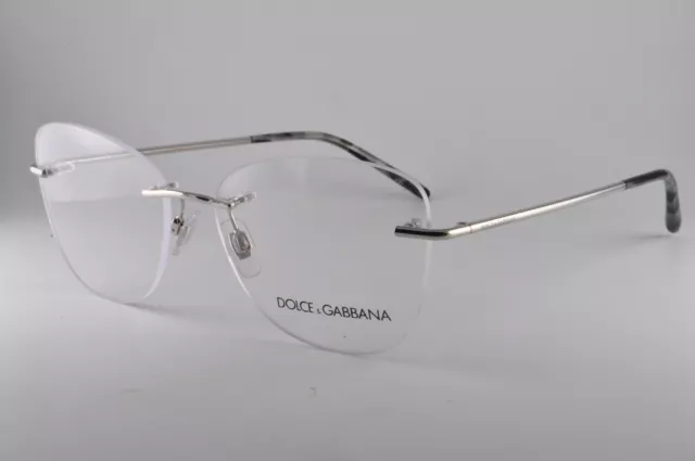 Dolce & Gabbana Eyeglasses DG 1299 05 Silver, Size 54-15-140