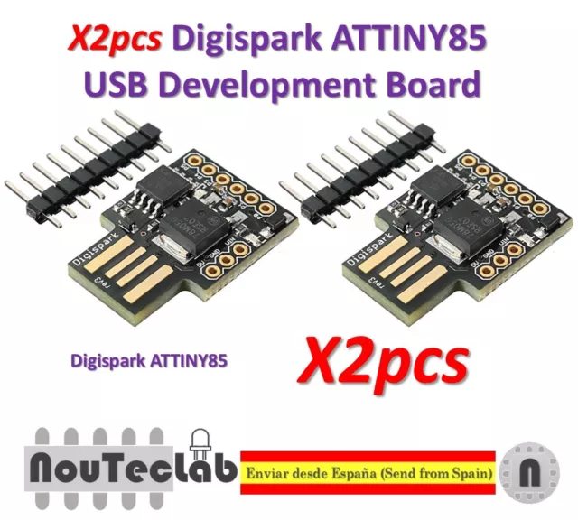 2pcs Digispark ATTINY85 General Micro USB Development Board For Arduino