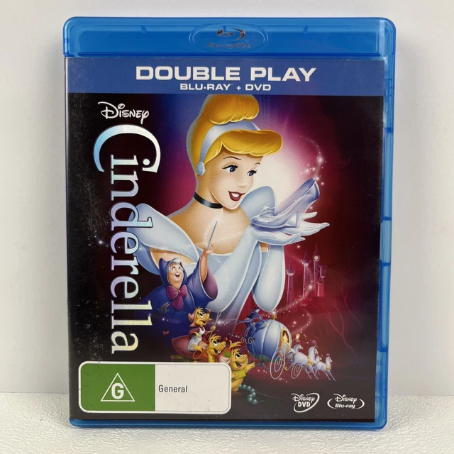 CINDERELLA (1950) BLURAY & DVD, Region A/B/C, Walt Disney Animation Film! EUR 7,93 PicClick FR