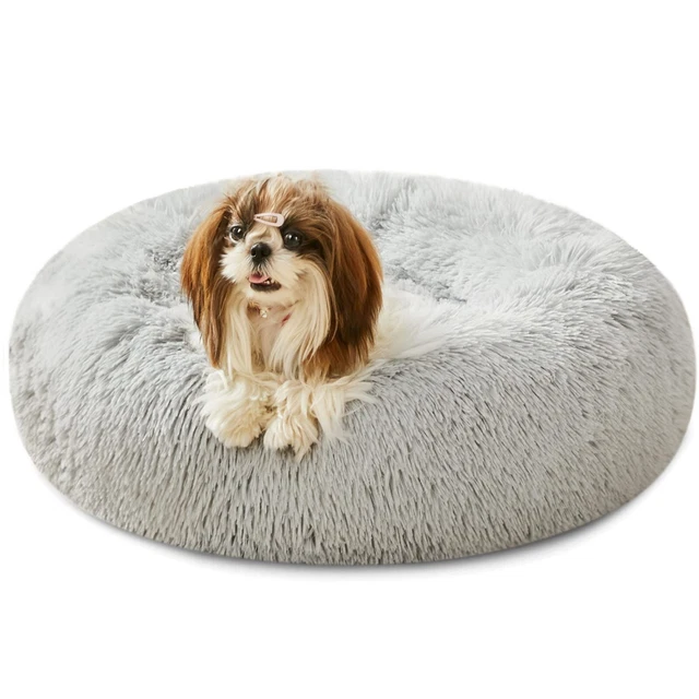 Pet Calming Bed Dog Cat Sleeping Kennel Puppy Super Soft Mat Pad Warm Nest