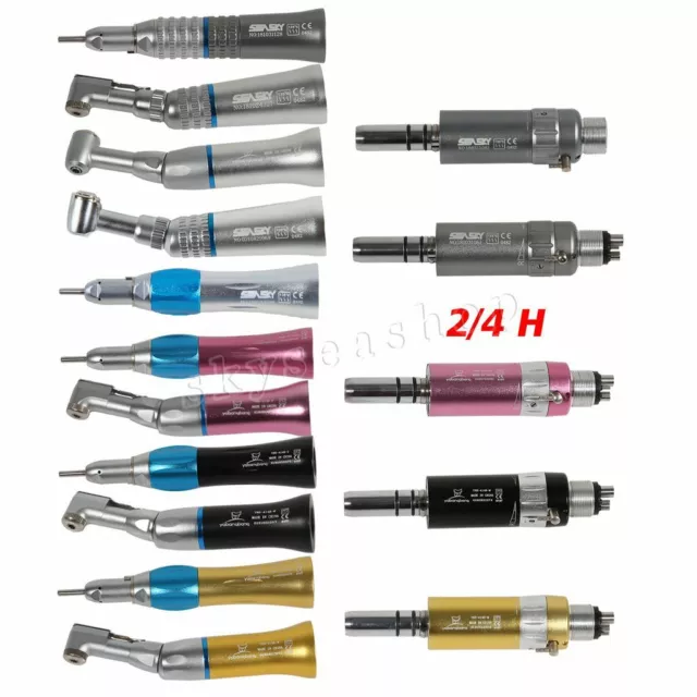 NSK Style Dental slow speed handpiece straight contra angle air motor 2/4H Y'z