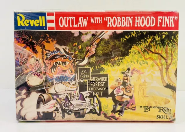 Revell Ed Big Daddy Roth Outlaw With Robbin Hood Fink Plastic Model Kit 7622 New