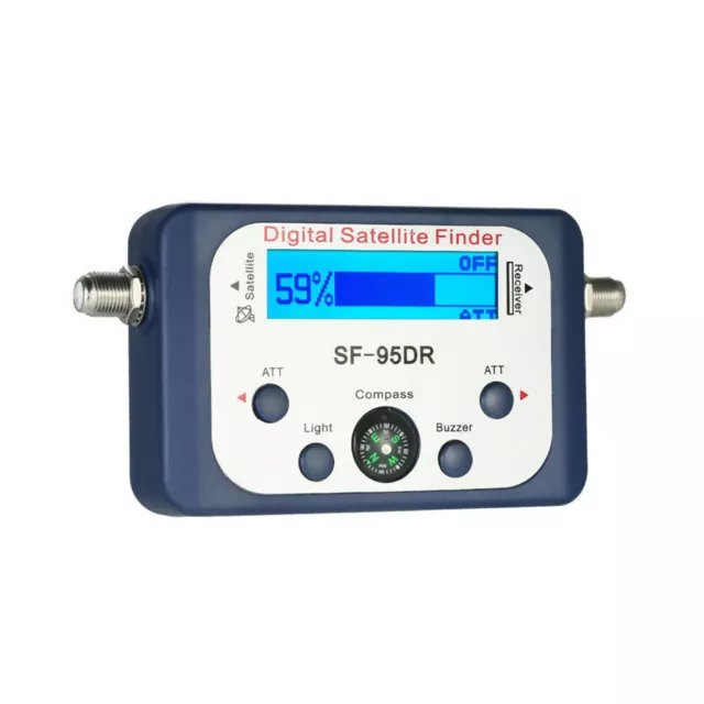 LCD Digital Satellite Finder Meter Signal Strength Dish Sat Directv Compass A