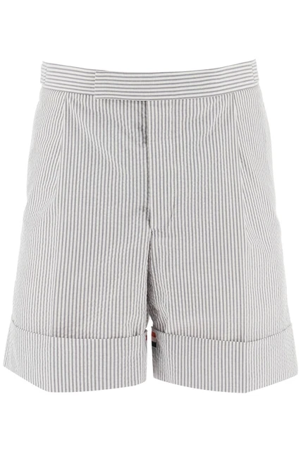 Thom browne striped shorts with tricolor details MONCLER 2 Men