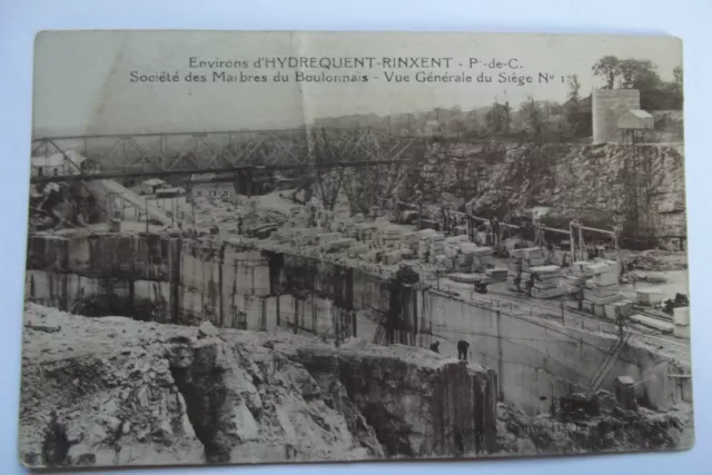 05A248 Cpa Carte Postale Rinxent 62 Usine Société Des Marbres - Vue Générale N°1