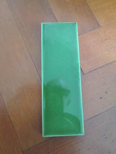 1930s FIREPLACE GREEN TILE